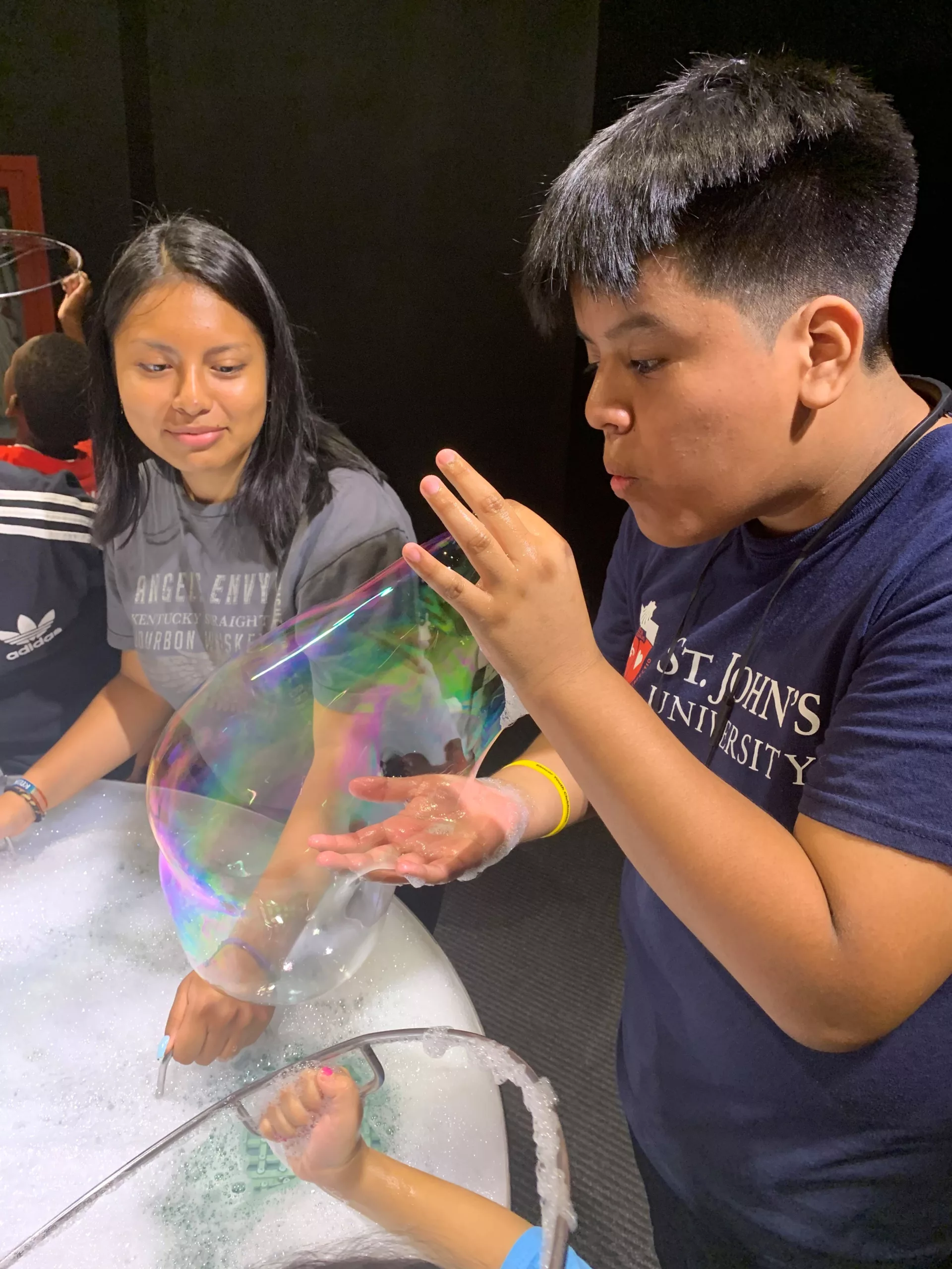 Students attend New York Hall of Science