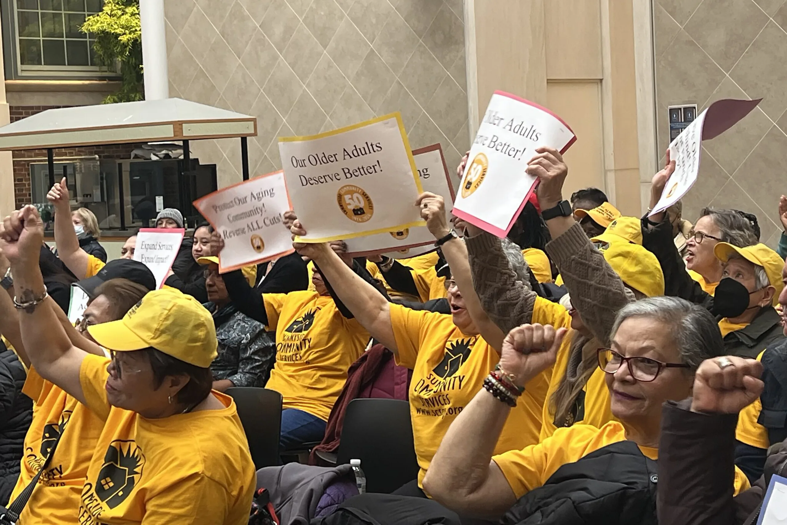 Queens Ledger: Over 100 Seniors, Advocates Rally for Increased Funding to Queens Senior Centers