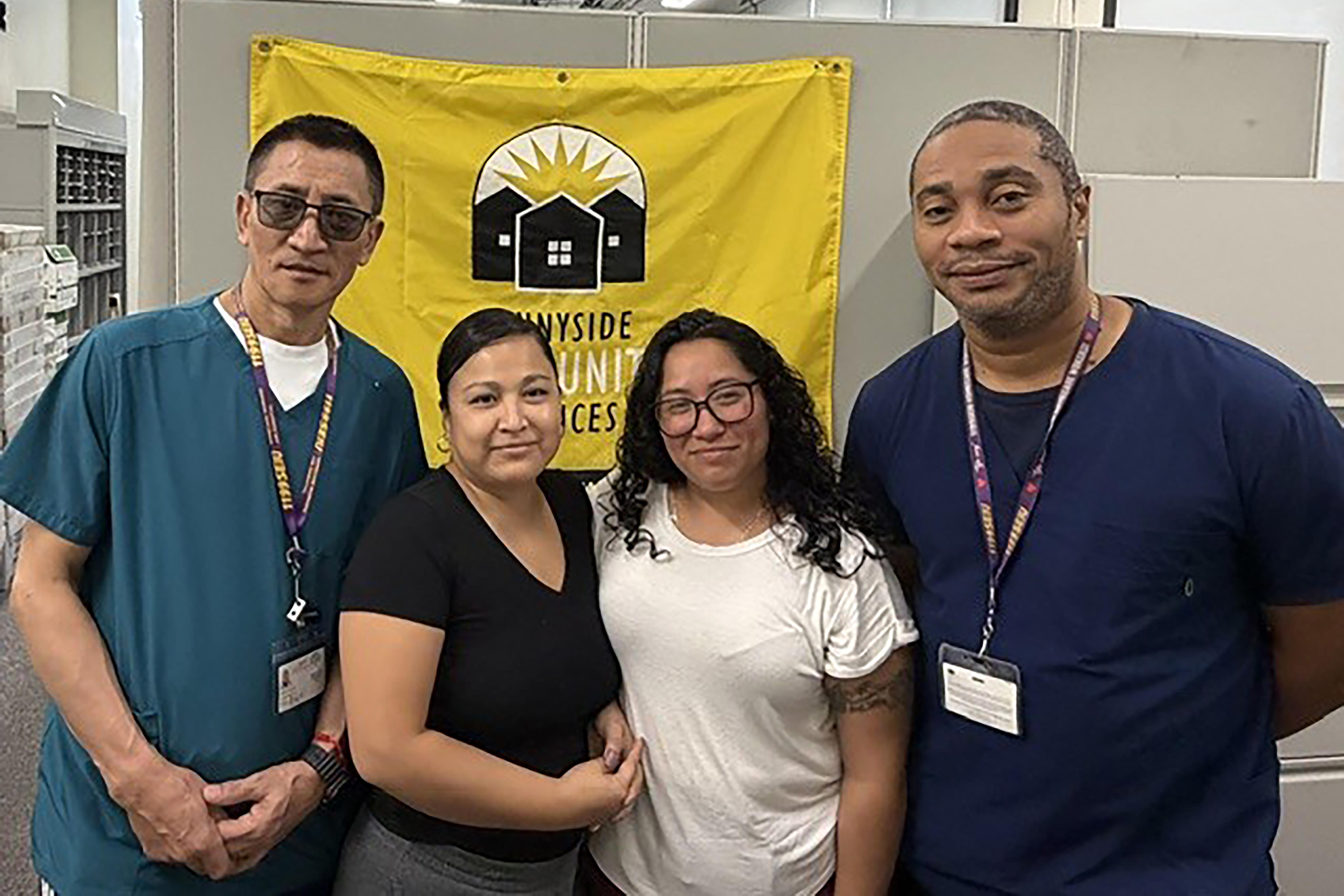 A photo of the four Home Health Aides who served as Care Integration Senior Aides (CISAs).